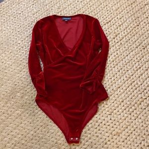 New velour one piece pullover